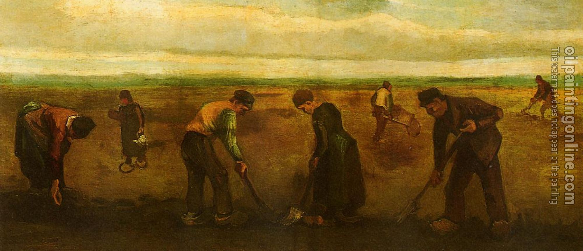 Gogh, Vincent van - Farmers Planting Potatoes